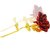 Vanyas Red Foil Rose 10 Inches