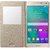 Flip Cover for Samsung Galaxy A7(Gold)
