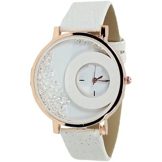 white colour watches for ladies