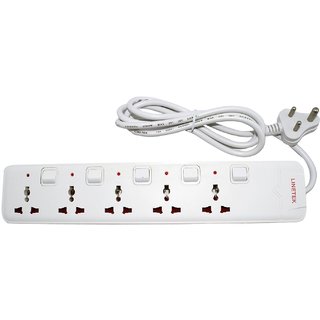 Buy Linetek Power Extension Board 5 Socket With 2 Usb Port And Individual Switch 2 Meter Length Cable Online 650 From Shopclues