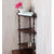 Wooden mini corner rack side table home dcor carved end table furniture shelves
