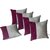 Zikrak Exim Silver Abstract Cushion cover ( Pack of 5 30x30cm )