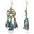 Spargz Indian Style Color Beads Woolen Long Tassels Dangle Earrings For Women AIER 903