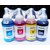 EPSON Refill Ink For L100,L605,L382,L655,L565,220,L1455,L1300,L455,L550,L355 T664 series bottles CMYK - 300 ml
