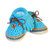 Baby Booties Handmade Crochet Baby Shoes   BLUE ORANGE