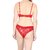 Fashion Bazaar India Red Colour Wedding Netted Lingerie Set