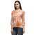 Tunic Nation Women's Orange 100 cotton Knitted Top