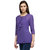 Tunic Nation Women's PURPLE 100 Polyester Top