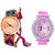 new brand super fast selling hathi and pink moon analog watch for girls,women