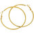 Memoir Gold plated Brass, round shape Big size, hoop Bali earring for Women and Girls Brass Hoop Earring