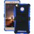 Style Imagine Kick Stand Hard Dual Armor Hybrid Rubber Back Case Cover for  Redmi 3s Prime - Blue
