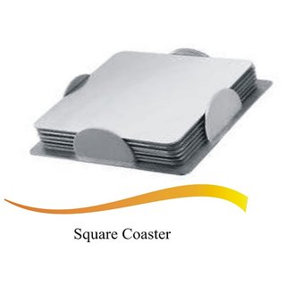 STAINLESS STEEL COASTER SET