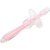 Easyinsmile Food-grade Soft Bristle Baby Silicon Training Toothbrush (pink)