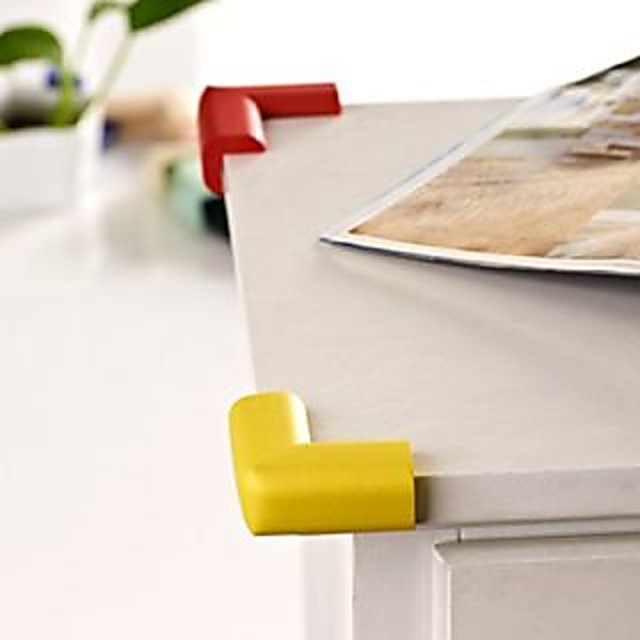 Kuhu Creations White Desk Bumper Edge Cushion Protector Full Corner Bar  Strips, Size/Dimension: 2.0 meter