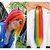 HILISS My Little Pony Rainbow Cosplay Wig +Dash Hair Fall Tie on Claw Clip Ponytail Set -Friendship Is Magic