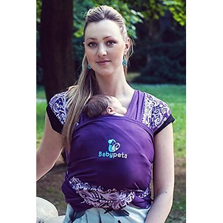 Unordinary Design Baby Wrap Pattern baby sling Extra Soft Baby Carrier Baby Carriers By Babypeta Premium Quality Baby Slings and Wraps Violet