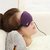 Glodeals Eye Mask Comfortable Sleep Eye Mask, USB Warm Eye Mask Blindfold Eyeshade With Temperature Control - Adjustable, Lightweight And Comfortable Travel Luxuriously With-Eyeshade Cover For Day And Night Relaxation (purple)