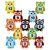 Naovio 12 Pcs Wooden Children Stacking Toy Owl Shapes Stacking Blocks Toys Balance Game Toy Set for Kids Ideal Christmas Gift Birthday Gift for Children