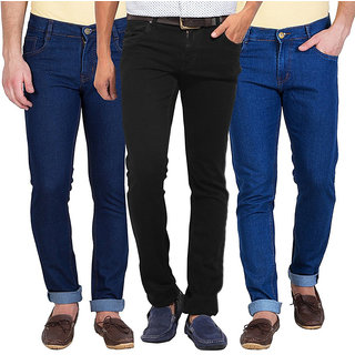 blue black jeans mens