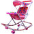 ABASR BABY KIDS MULTICOLOUR 2 IN 1 WALER PINK FOLDABLE
