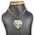 Paraa Green Heart Mother of Pearl Pendent