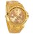 Letest Rosra Round Dial Gold Metal Strap Mens Watch.
