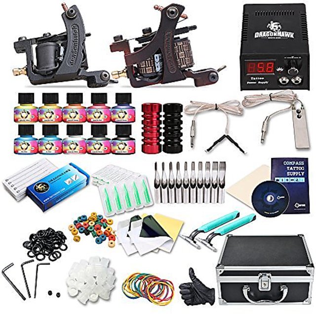 Dragonhawk Tattoo Kit  Rotary Tattoo Machine Pen M4 Bundle  DragonHawk  Tattoo Supply Official Site  Professional Tattoo Machines