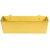 TrustBasket Set Of 2- Rectangular Railing Planter -Yellow and Red (23 Inch)