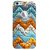 Fuson Designer Phone Back Case Cover Apple IPhone 6 (Logo View Window Case) ( Zigzag Design Made Of Cloth )