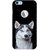 Fuson Designer Phone Back Case Cover Apple IPhone 6 (Logo View Window Case) ( Wolf That Stares )