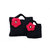 ladies bag market bag crochet purse gift  hand  made   black  red