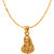 Mahi Exa Collection Sai Baba Gold Plated Religious God Pendant with Chain for Men  Women PS6012005GC