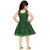 MID AGE Girls Green Party Frock