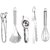 GTC Stainless Steel Cooking and Serving Spoon, Set of 5