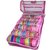 Atorakushon Pink Satin 6 Rod Bangle box Bracelet Watch Case Jwelery Box pouch vanity storage