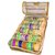 Atorakushon Gold Satin 6 Rod Bangle box Bracelet Watch Case pouch Jewelery Organizer Storage