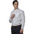 Lisova White MenS Plain Formal Slim Fit Shirt