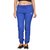 Be You Fashion Women Cotton Hosiery Royal Blue Plain Joggers Pants