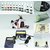 Complete Tattoo Kit Machine Gun 11 Color (Double Black) Inks + Needles + Power Supply (T1)