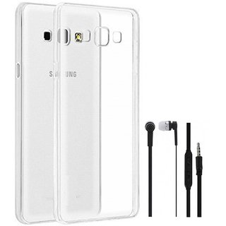 TBZ Transparent Silicon Soft TPU Slim Back Case Cover for Samsung Galaxy Z2 with Earphone