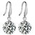 Mahi Silver  White Contemporary Alloy Party Rhodium Plated Crystal Hangings