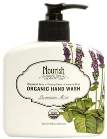 Organic Hand Wash, Lavender Mint 7 OZ by Nourish