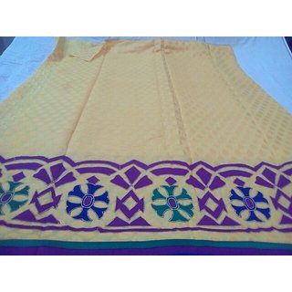 patch work dress materials