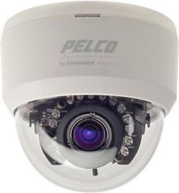Pelco FD1-IRF4-4X Dome Camera with IR, Indoor, 540TVL, Fixed Lens 3.6MM Analog