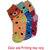 Multicolor Kids Socks set of 3 pairs