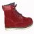 Maroon Boots in Suede Leather