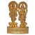 Laxmi Ganesh Idol/Statue/Sculpture in Golden Finish