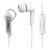 Philips SHE1405 3.5mm Jack In EAR Handsfree Headset Earphones Headphone With Mic (white color)