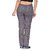Be You Fashion Women Cotton Hosiery Charcoal Grey Printed Melange Track Pants