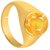 AKSHAY GEMS NATURAL YELLOW SAPPHIRE RING(PUKHRAJ) 4.8 CARAT OR 5.25RATTI SILVER YELLOW GOLD MENS ADJUSTABLE RING